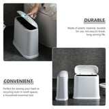 Little Trash Can White Plastic 1Pcs V1369-AZ3-W-21927