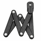 Adjustable Folding Bike Lock Anti Theft Cycling Padlock for Outdoor Use V1192-AZ-W-23881