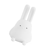 Bunny Night Light Warm Light Timed Dimmable Folding Hanging Ear Night Lamp Cute Silicone Phone V1294-YM0901-3119240064011