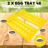Electric 96 Egg Incubator Accessories Hatching Eggs Chicken Quail Duck V238-SUPDZ-31400244838480