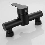 Shower tap - mixer - Matte black - Bathroom tap - Surface-mounted - Single lever mixer V1189-WXF-260203-00093