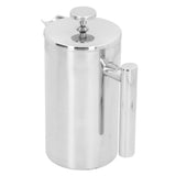 1000ml Hand Brewing Coffee Pot Stainless Steel Coffee Press Pot DoubleLayer Coffee Kettle V1294-YM0901-3113210083711