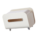Desktop Tissue Box Multifunction Tissue Storage Dispenser with Phone Holder Remote Control Organizer V1294-YM0710-3117230308311