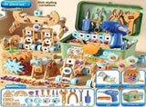 DIY assembly toy, wooden building set, electric drill toy for kids, educational construction toy, V1106-819-47387-MLT-190PCS