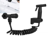 G1/2 Stainless Steel Thread Bidet Sprayer Set for Bathroom Toilet Black B Style V1294-YM0901-3112200110011