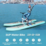 SUP Water Bike Water Bikes with Paddle Board Portable Waterbike V213-SUP-WATERBIKE-GRN