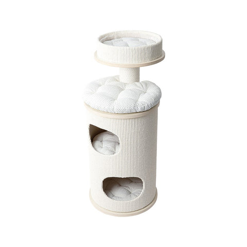 HONEYPOTCAT PURRING Multi-Level Sisal Barrel Cat Tower - 95cm V390-182530