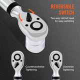 VEVOR Digital Torque Wrench, 1/2" Drive Electronic Torque Wrench, Torque Wrench Kit V952-SXSNLBSSSZNSZ12X5V0