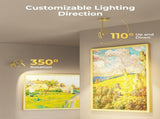 Picture Light for, Battery Operated Art Light for Paintings CCT Dimmable Spotlight for Art V1171-CB-BOM001480-2