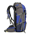 Green 36-55L Outdoor Hiking Backpack - Durable Water Resistant Travel Bag for Trekking, Camping, and V888-ELOSUNG18336