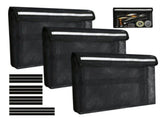 3Pcs Boat Storage Mesh Bag, Self Adhesive Installation, Waterproof and Wear Resistant, for Tool V1366-AZ2-W-15506