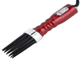 550W Wet Dry Dual Use Hot Hair Dryer Comb Curling Modeling Tools with 3 Level Adjustment RedUK Plug V1294-YM0901-3113200163313