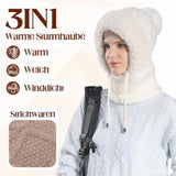 2026 New 3 in 1 Beanie Hat for Women, Upgrade Winter Balaclava Fall Winter Warm Knitted Hat Knitted V1258-DP02-C-2477