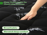 800GSM Mattress Topper Viscose Derived from Bamboo, Thick Pillowtop Fitted Mattress Cover with 45cm V1317-TOP-AUSK-CL-HEI