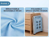 Foldable Pet Bathing Stand, Pet Grooming Hammock - Quick-Dry Mesh, 8 Holes, Holds 44 lbs for Washing V1366-AZ2-W-15315
