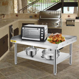 Stainless Steel Equipment Grill Stand, 152x76x61 cm Stainless Table, Grill Stand Table with V952-SBSKTBD6030INLDMMV0