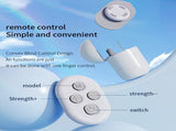 Smart Cervical Spine EMS Massager Sticker with Remote Control & Charging Case - 6 Modes, 16 V888-ELOSUNG29136