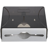 Black Wall Mounted Paper Towel Holder for Bathroom, Kitchen, and Commercial Use, and Space-Saving V1192-AZ-W-19470