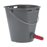 8L Feeder Bucket with 2 Nipple Milk Feeding Barrel Livestock Farm Accessory GrayFor Calf V1294-YM0901-3111210205111