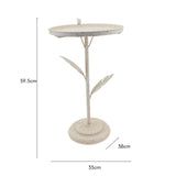 Riviera Birdfeeder w Leaves On Stand 59cm V637-19726BRD
