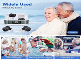 Rechargeable In-the-Ear Hearing Aids with Charging Case and LCD Display Ultra-Compact Sound V1107-CS-BLCHS