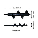 High-Strength Steel Garden Auger Drill Bit for Planting and Digging-Black V1107-119-BLA-38998
