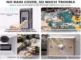Waterproof Metal Cover For Video Camera, Doorbell, Door Lock, Access Door Knob, Protects Device From V1188-MS-227-2685