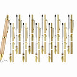 20 Pieces Retractable Pen Kit Wood Turning 7mm Click Pen Kit with Refills Lathe Turning Supplies V1366-AZ2-W-14545