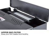 37L Aquarium With Bio Filter System LED Kit Curved Design Complete Kit MR-418