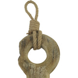 Handcrafted Anchor Wall Hanging w 3 Hooks 63cm V637-12812ANC