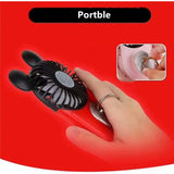 Cute Mini Personal Fan, 3 Adjustable Speeds, Portable Stand, For Indoor Outdoor Activities, 3 Pack V1188-MS-227-1234