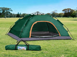 Weisshorn Camping Tent Instant Tent Pop up 2 Person Outdoor Hiking Tents Hiking Green XFEL-TENT-210D-GN
