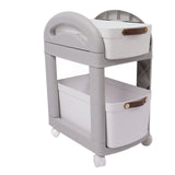 Thickened Enlarged Basket Shelf Cart Multi Layers Storage Rack Removable Floor Standing Multi Layer V1294-YM0901-3117230267311