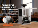 Manual Wire Stripping Machine, 0.06''-0.98'' Copper Stripper with Hand Crank or Drill Powered, V952-BXJYSS11525MMZ4Z6V0
