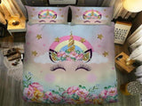Unicorn Eyes Ophelia Atelier Quilt / Doona / Duvet Cover set V745-AQ042329D3