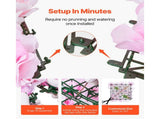 3D Flower Wall Panel, 12 PCS 15 x 15 inch, Artificial Floral Wall Background Mesh Backing V952-PJSRZZWQ12PCUTY5VV0
