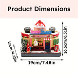 Christmas Light-Up Musical Rotating Ornament Resin & Plastic, Warm Glow with Rotation & Music, V1232-XZYYH-SD-002