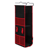 Locker Organizer with Multiple Pockets, Hanging Storage Rack for School, Gym, Work Locker V1192-AZ-W-30090