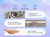 Maternity Pillow U-Shaped Pregnancy Pillow Pregnancy Body Pillow Breastfeeding - Teal - Size V1106-115-35883-TEA-70-130CM