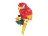 Parrot Decor Statue Figurine Scarlet Macaw Sculpture Birds Garden Courtyard Decoration V1294-YM0901-3111250017511