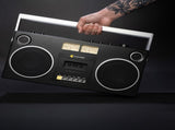 We Are Rewind Getto Blaster Cassette Player & Recorder - Curtis, Black V398-WE-GB-001-B1