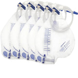 5 Pack Catheter Bags,2000 Ml Urinary Drainage Bag with Anti-Reflux Chamber,48"Precision Drainage V1192-AZ-W-28234