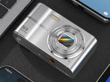 Digital Camera 4K Screen Video Camera With 32GB Memory Card-Silver V1263-JX-7688-2