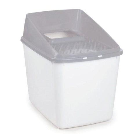 Top Entry Cat Litter Box - No Mess Large Enclosed Covered Kitty Tray V238-SUPDZ-21449450848336