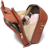 Collaborate 1 Crossbody Leather Bag, Urvashi Crossbody Leather Bag Anti Theft, Cross Body Bag, V1259-DP01-A-2692