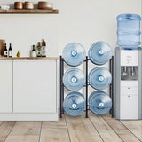 VEVOR 3 Tiers Water Jug Holder, 5 Gallon Water Bottle Holder, Double Row Water Bottle Rack for 6 V952-5JLTZSSTSTZCFE4HKV0