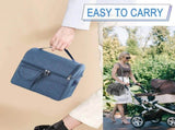 Pump Carrying Case,Wearable Breast Pump Bag Adjustable Straps with Cooler ,Holds Pumping All V1192-AZ-W-10889