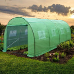 Greenfingers Greenhouse 4x3x2M Walk in Green House Tunnel Plant Garden Shed Dome GH-POLY-E-40X30-D-GR