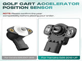 Golf Cart Throttle Sensor for Yamaha G29 Electric 2012-Up Models Drive 2 and 3 OEM JW9-H5885-00-00 V1259-DP01-A-5448