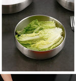 Stainless Steel Bowl Soup Bowls Pasta Serving Bowl Asian Dishes Multipurpose Bowl Porcelain V1370-AZ4-06587